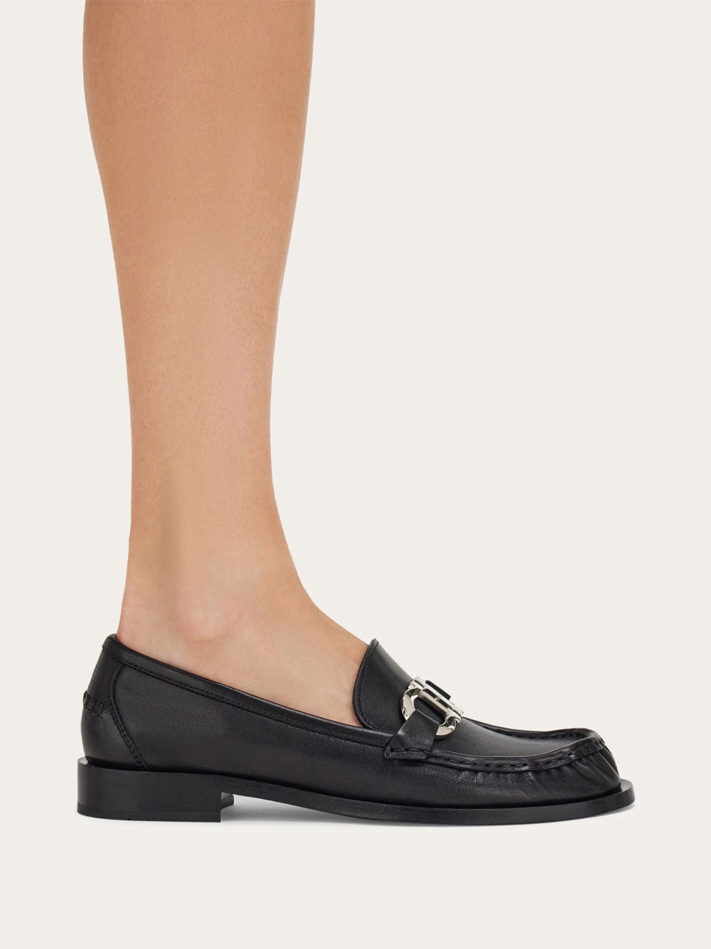 Ferragamo Women Gancini Ornament Loafers FERRAGAMO