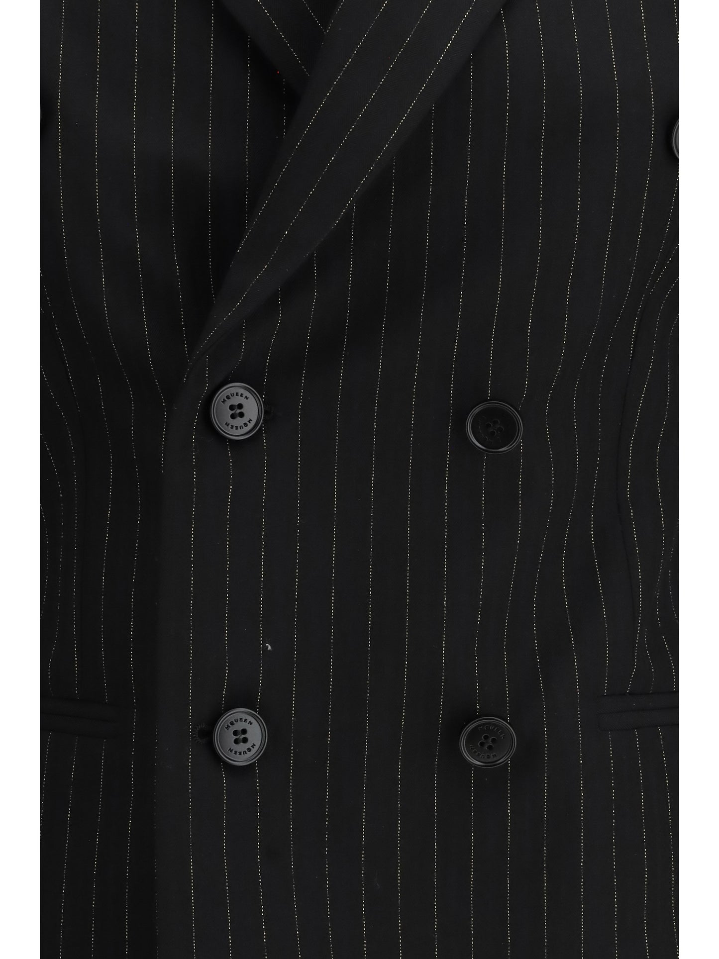 Alexander Mcqueen Women Pinstriped Double-Breasted Jacket ALEXANDER MCQUEEN