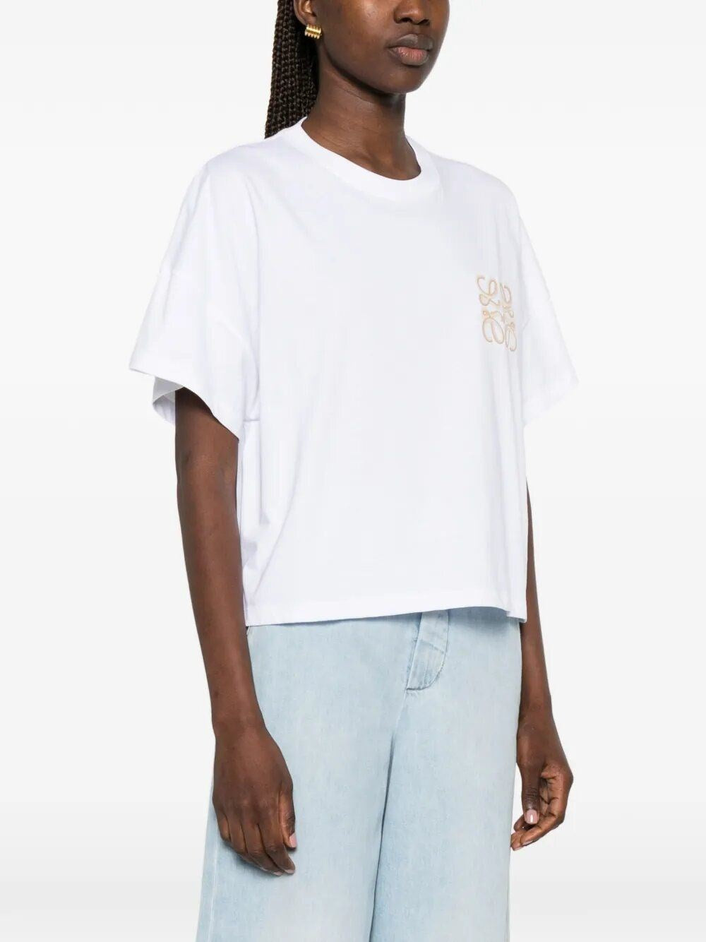 Loewe Paula's Ibiza Women Boxy Fit Cotton T-Shirt LOEWE