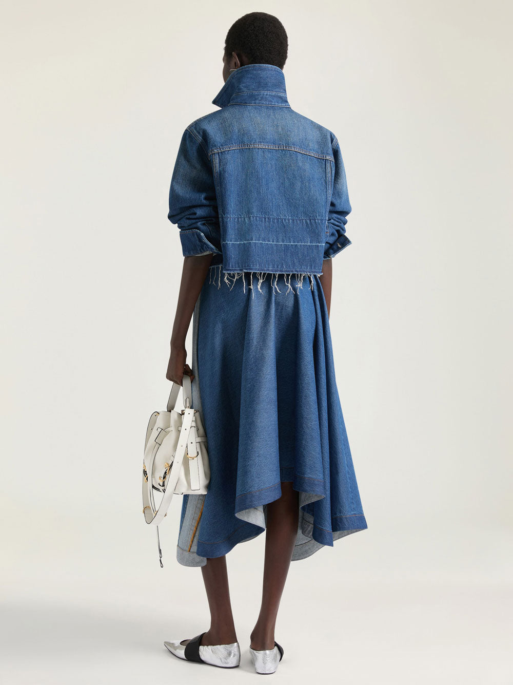 Givenchy Women Shirt In Medium Blue Denim GIVENCHY