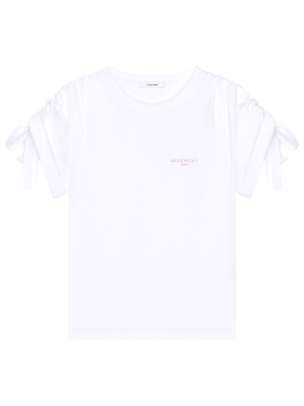 Givenchy Women T-Shirt In Cotton With Bows GIVENCHY