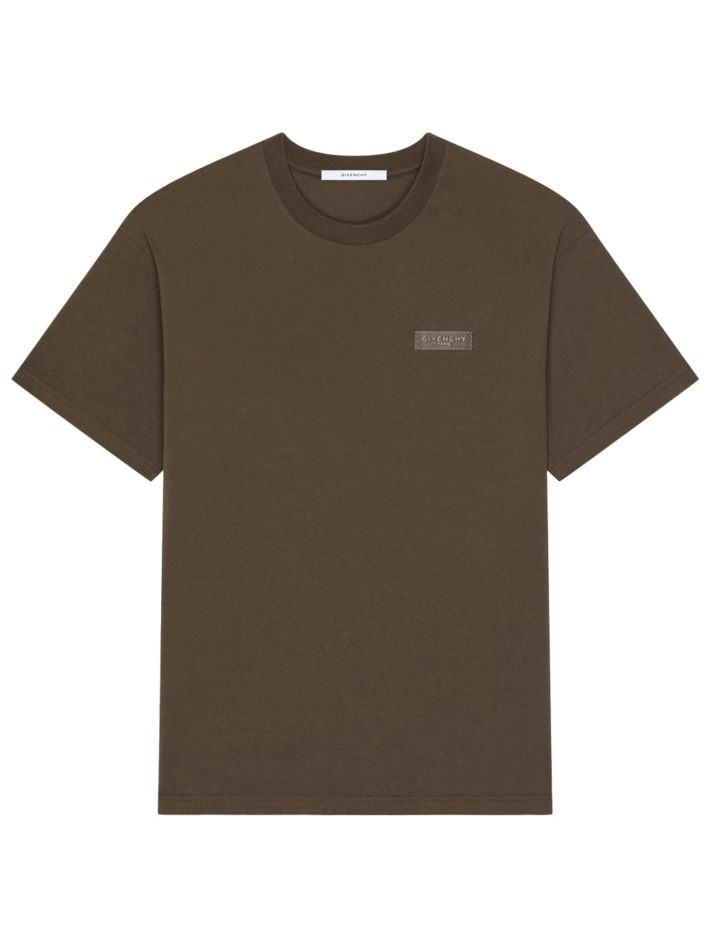 Givenchy Men Givenchy Paris Gros Grain Cotton T-Shirt GIVENCHY