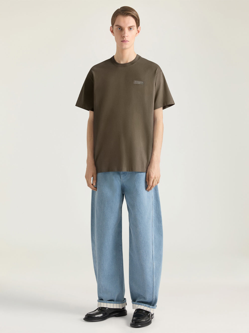 Givenchy Men Givenchy Paris Gros Grain Cotton T-Shirt GIVENCHY