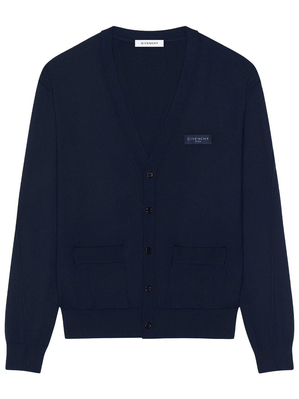 Givenchy Men Cardigan "Couture Seam" In Lana Con Dettaglio Gros-Grain GIVENCHY