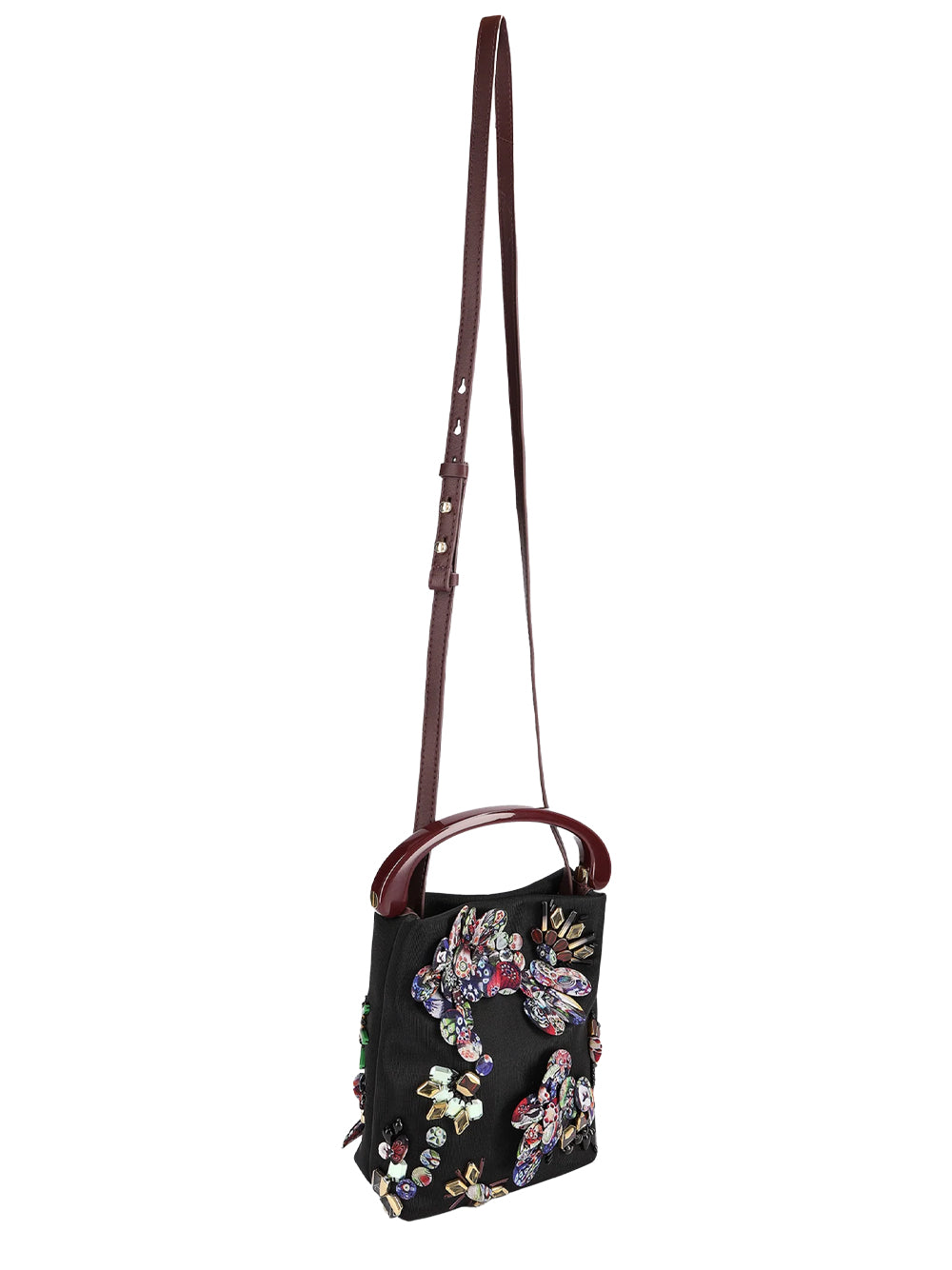 Dries Van Noten Women Borsa Micro Con Ricami E Manico In Resina DRIES VAN NOTEN