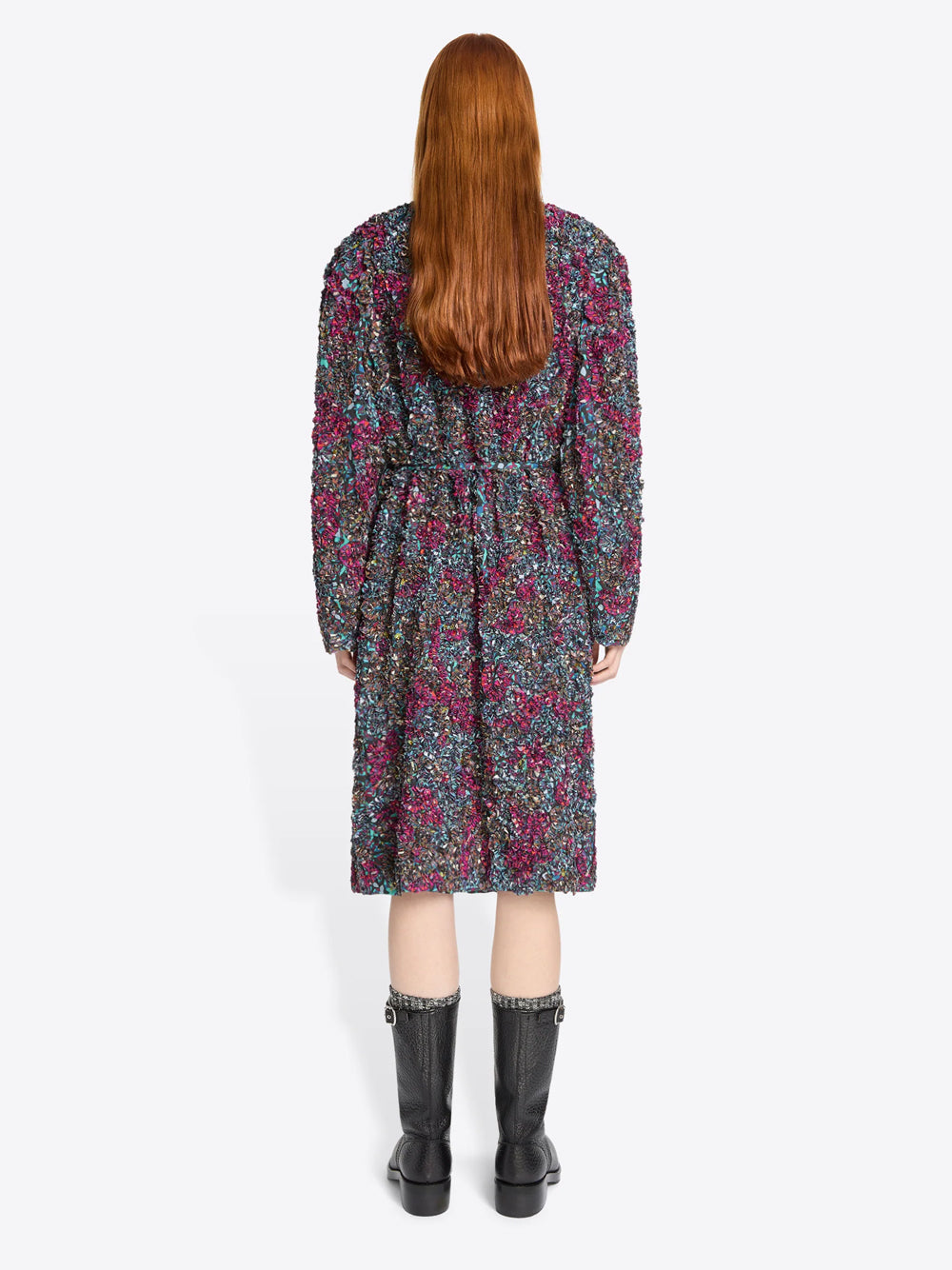 Dries Van Noten Women Cappotto Ricamato Con Stampe “Marbled Clay” DRIES VAN NOTEN