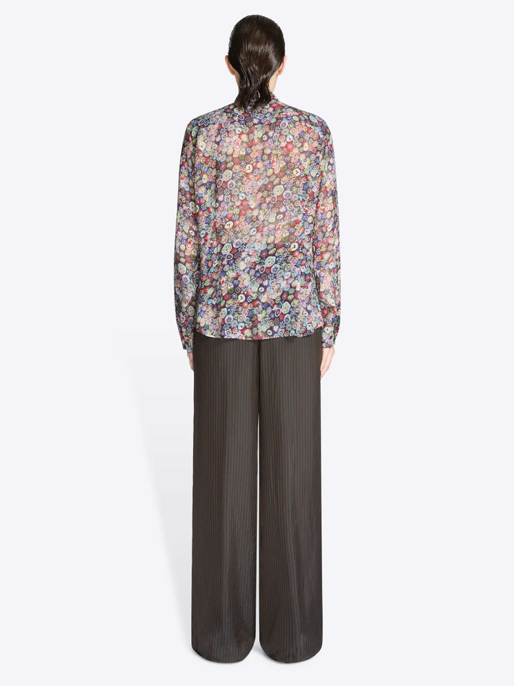 Dries Van Noten Women Camicia Aderente In Viscosa Ricamata DRIES VAN NOTEN