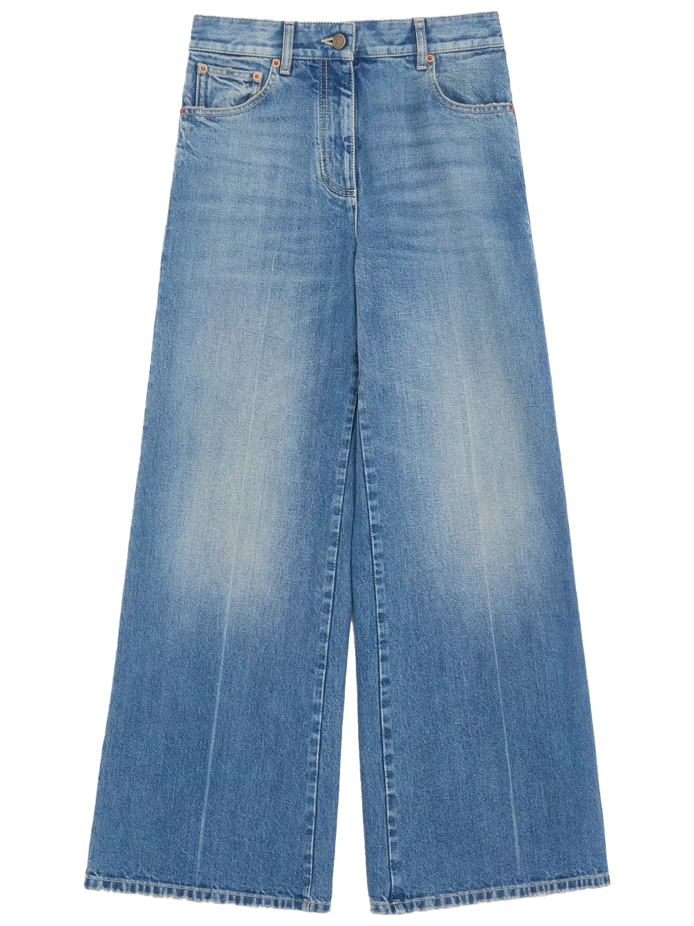 Valentino Garavani Women Jeans A Gamba Ampia VALENTINO GARAVANI