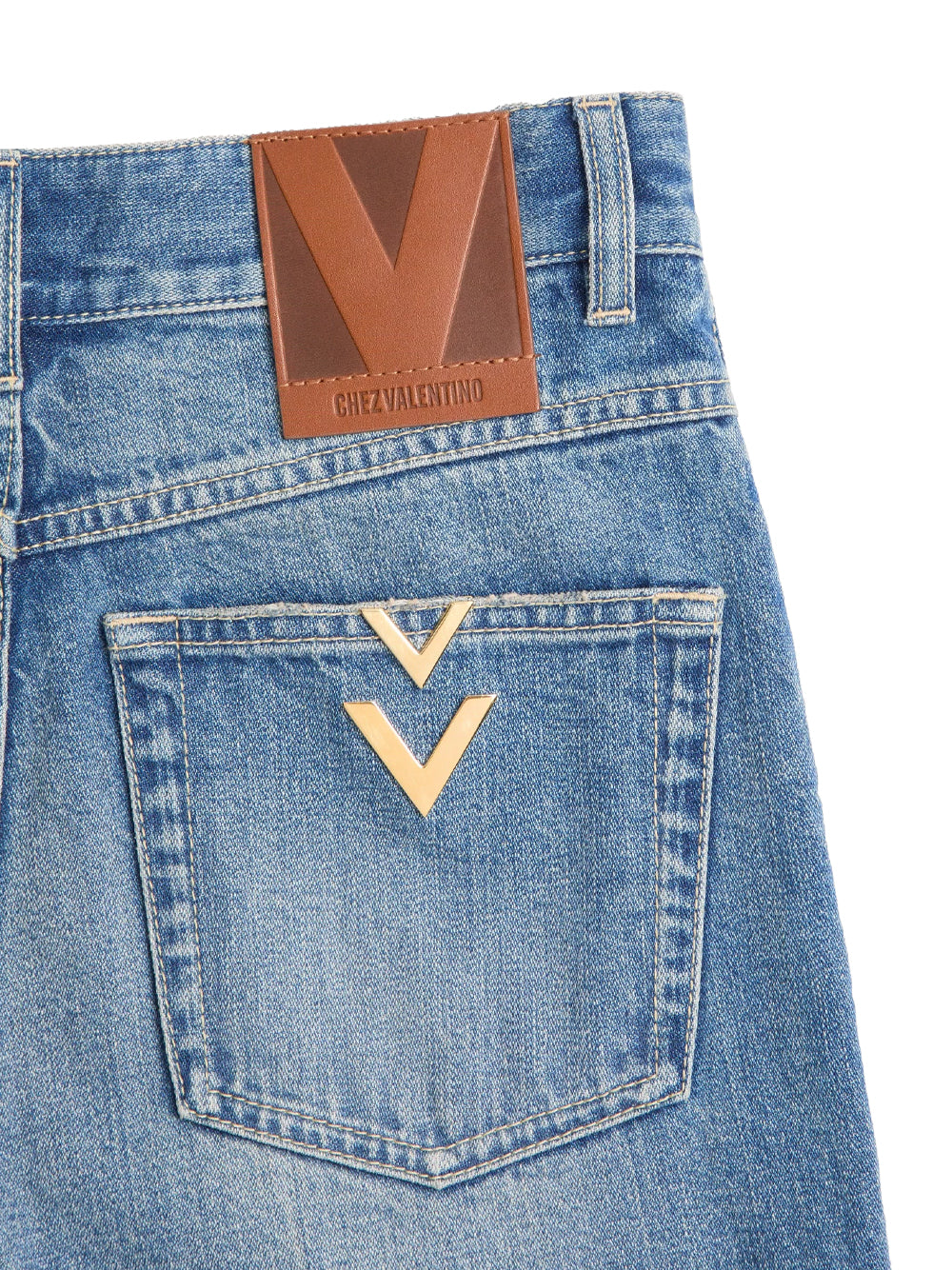 Valentino Garavani Women Jeans A Gamba Ampia VALENTINO GARAVANI