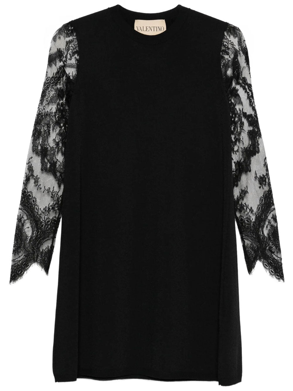 Valentino Garavani Women Lace-Sleeve Mini Dress VALENTINO GARAVANI