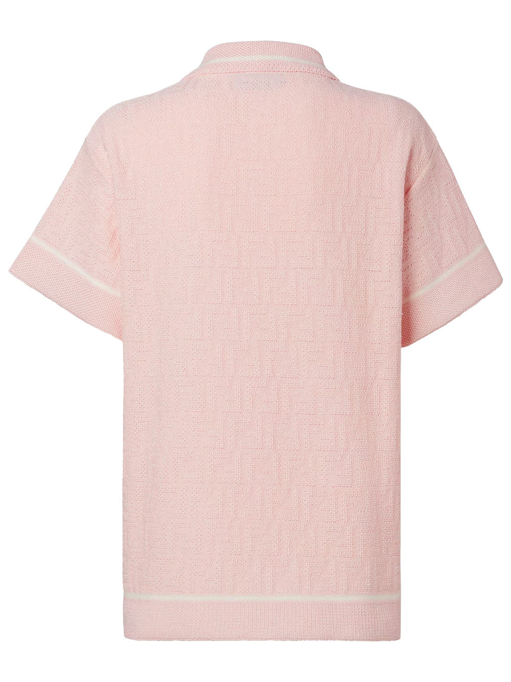 Fendi Women Ff Crochet Polo Shirt FENDI
