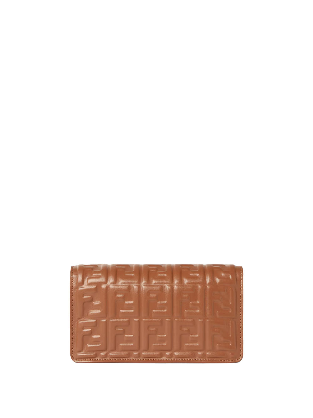 Fendi Women Wallet On Chain Baguette In Nappa Leather With Ff Motif FENDI