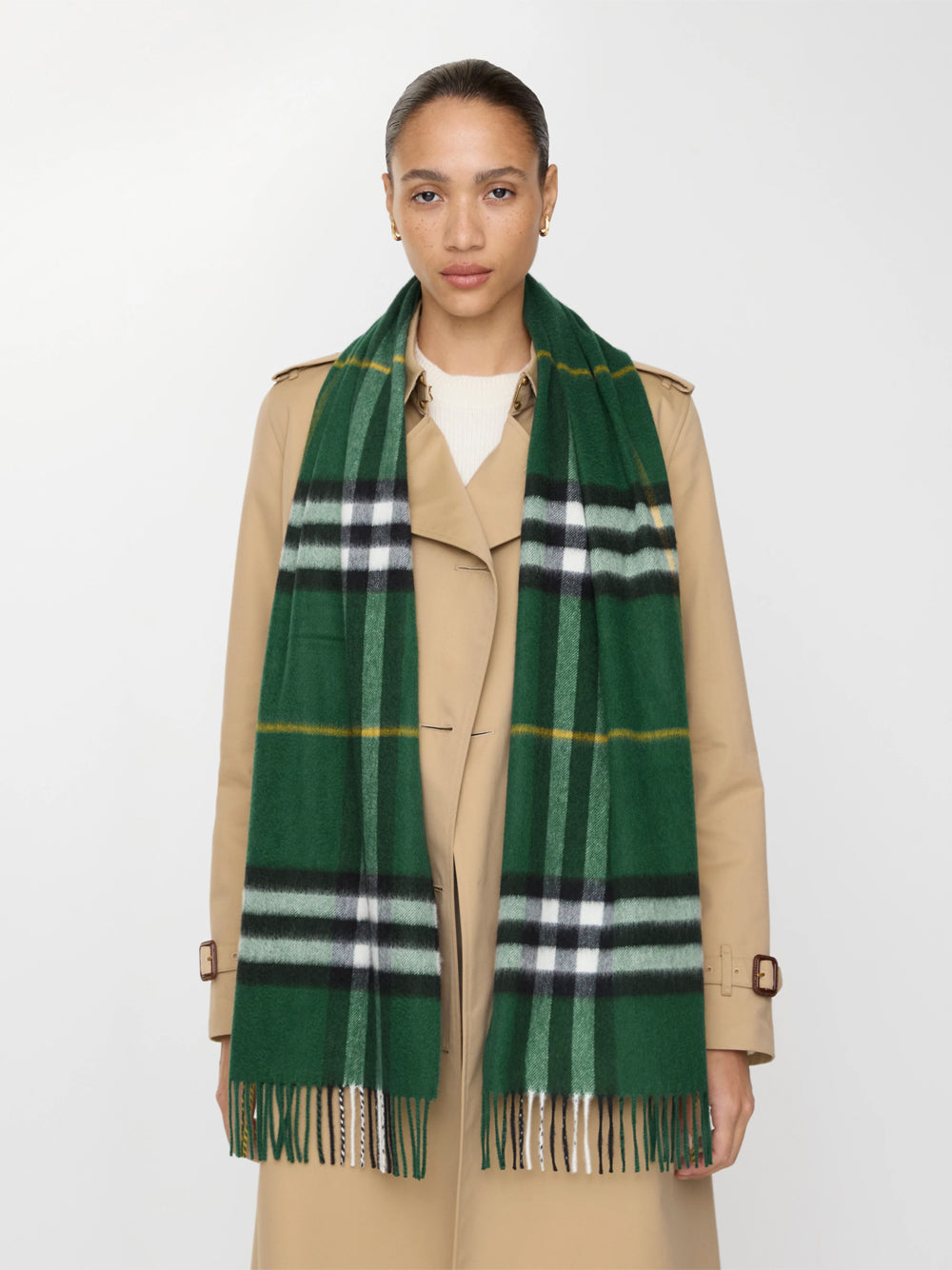 Burberry Women Check Cashmere Scarf BURBERRY
