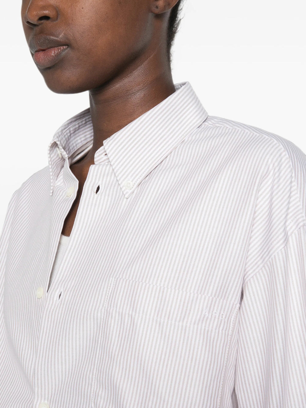 A.P.C. Women Sophia Button Down Striped Shirt A.P.C.