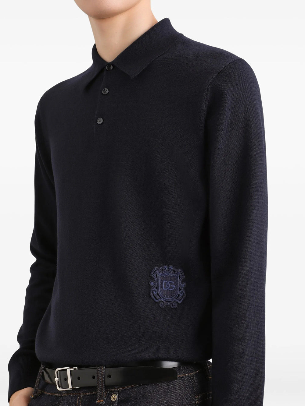 Dolce & Gabbana Men Polo In Lana Vergine DOLCE & GABBANA