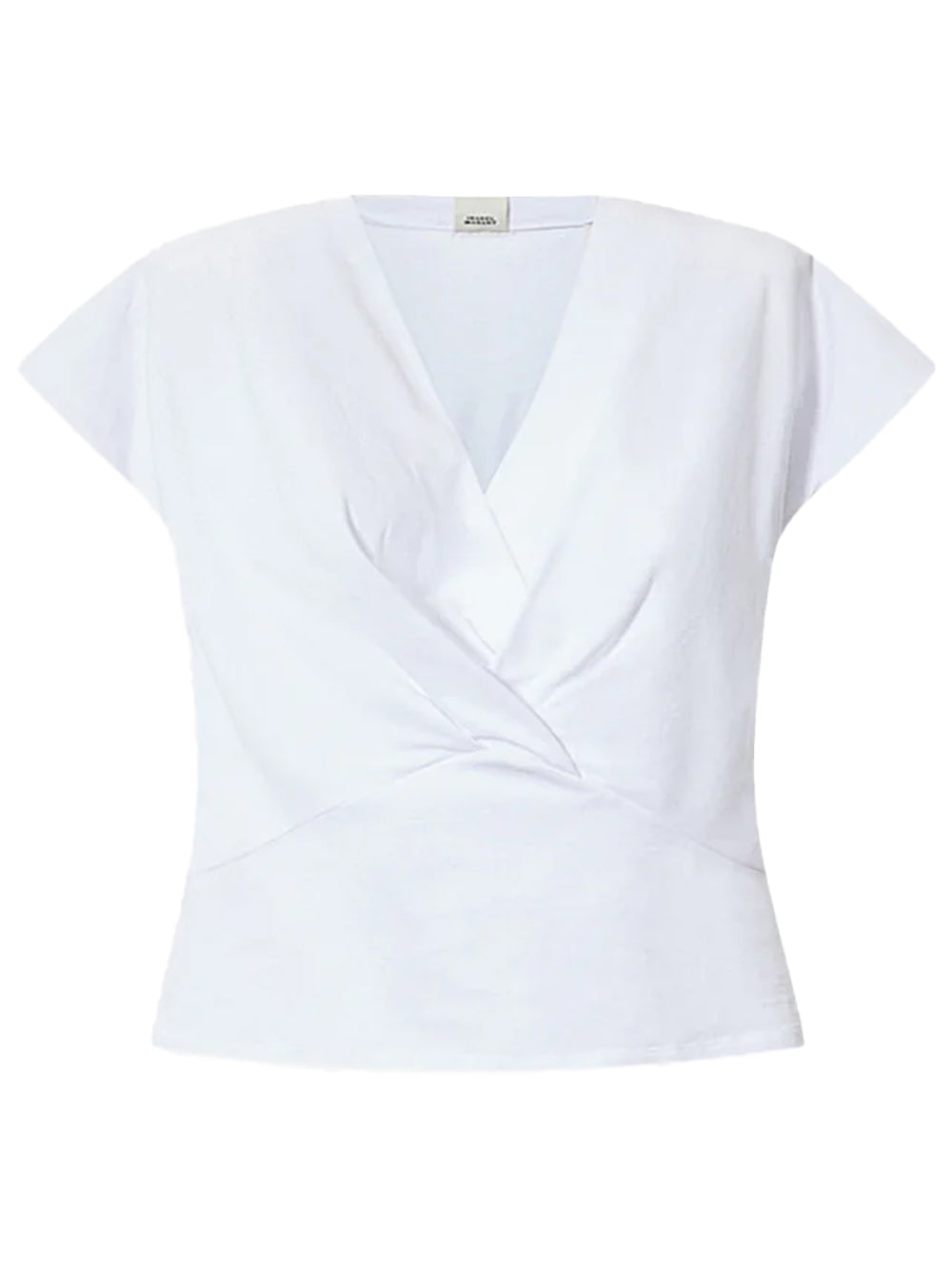 Isabel Marant Women Nadrine Draped Cotton Jersey T-Shirt ISABEL MARANT