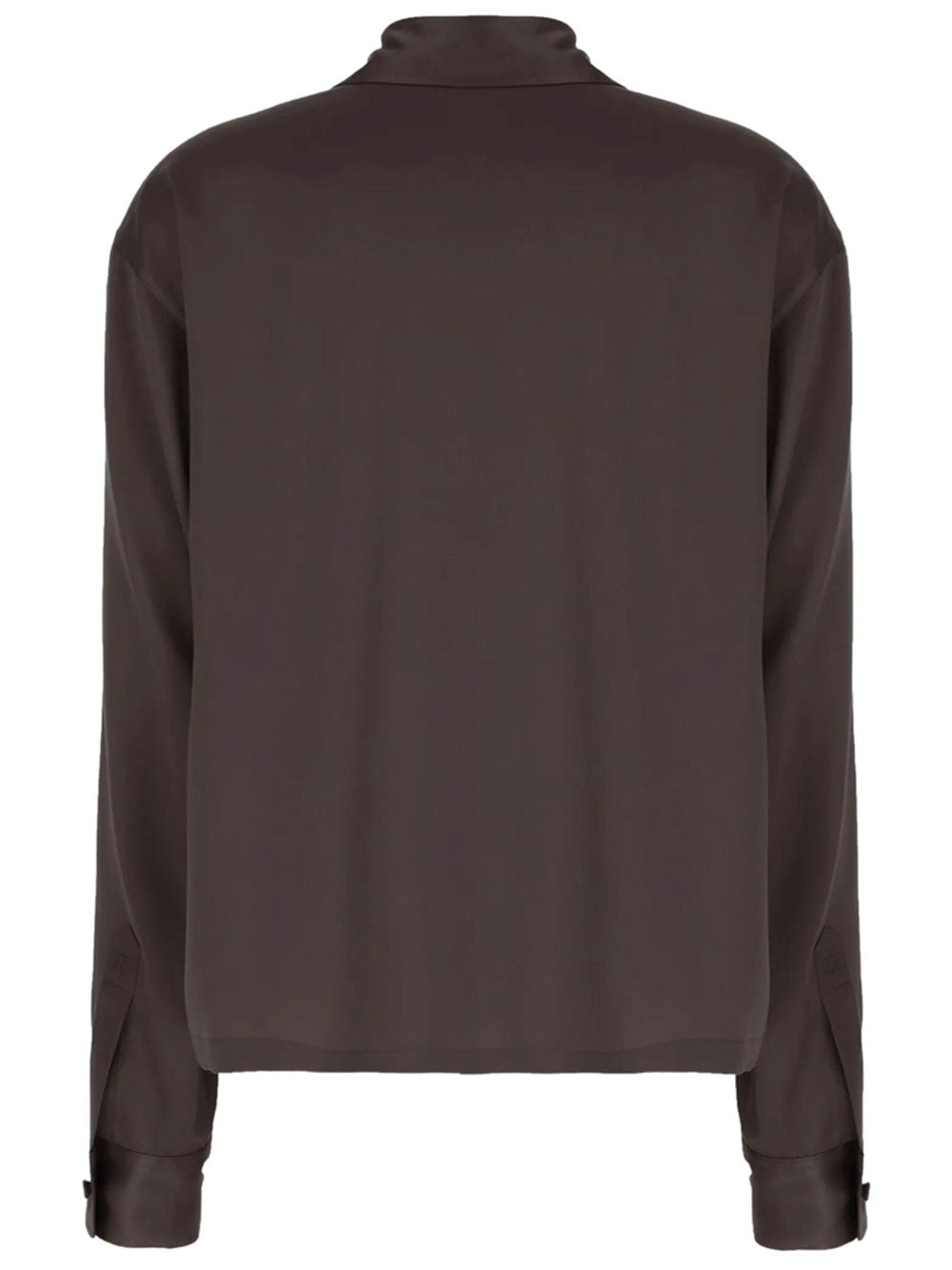 Tom Ford Women Peach-Feel Silk Satin Polo TOM FORD