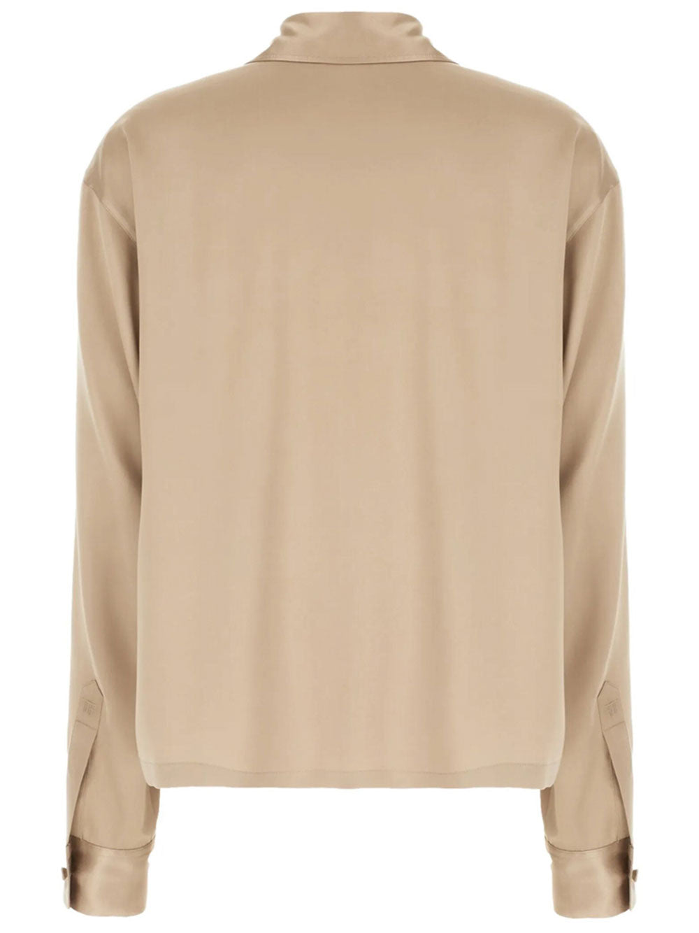 Tom Ford Women Peach-Feel Silk Satin Polo TOM FORD