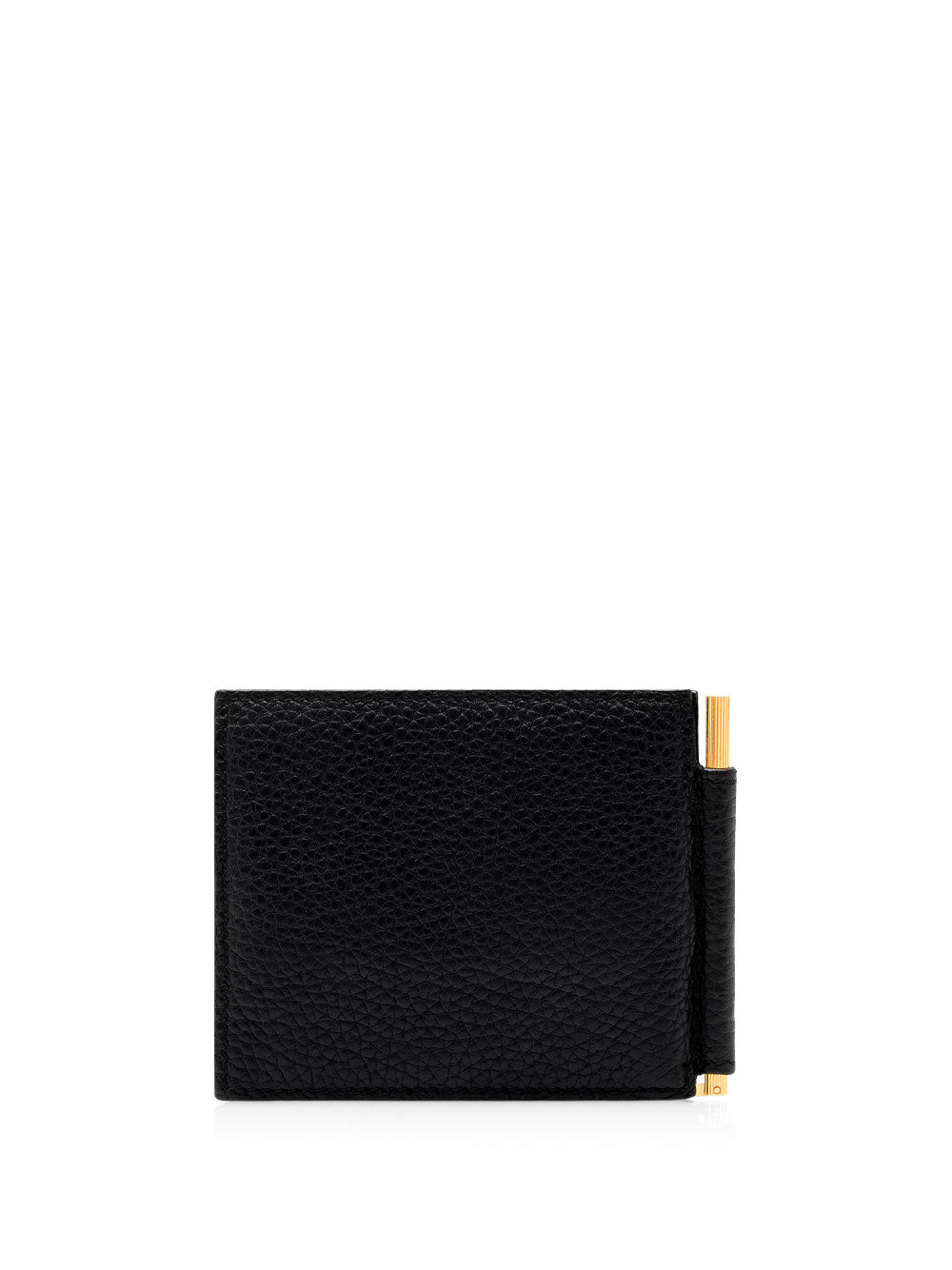 Tom Ford Men Grained Leather Money Clip Wallet TOM FORD