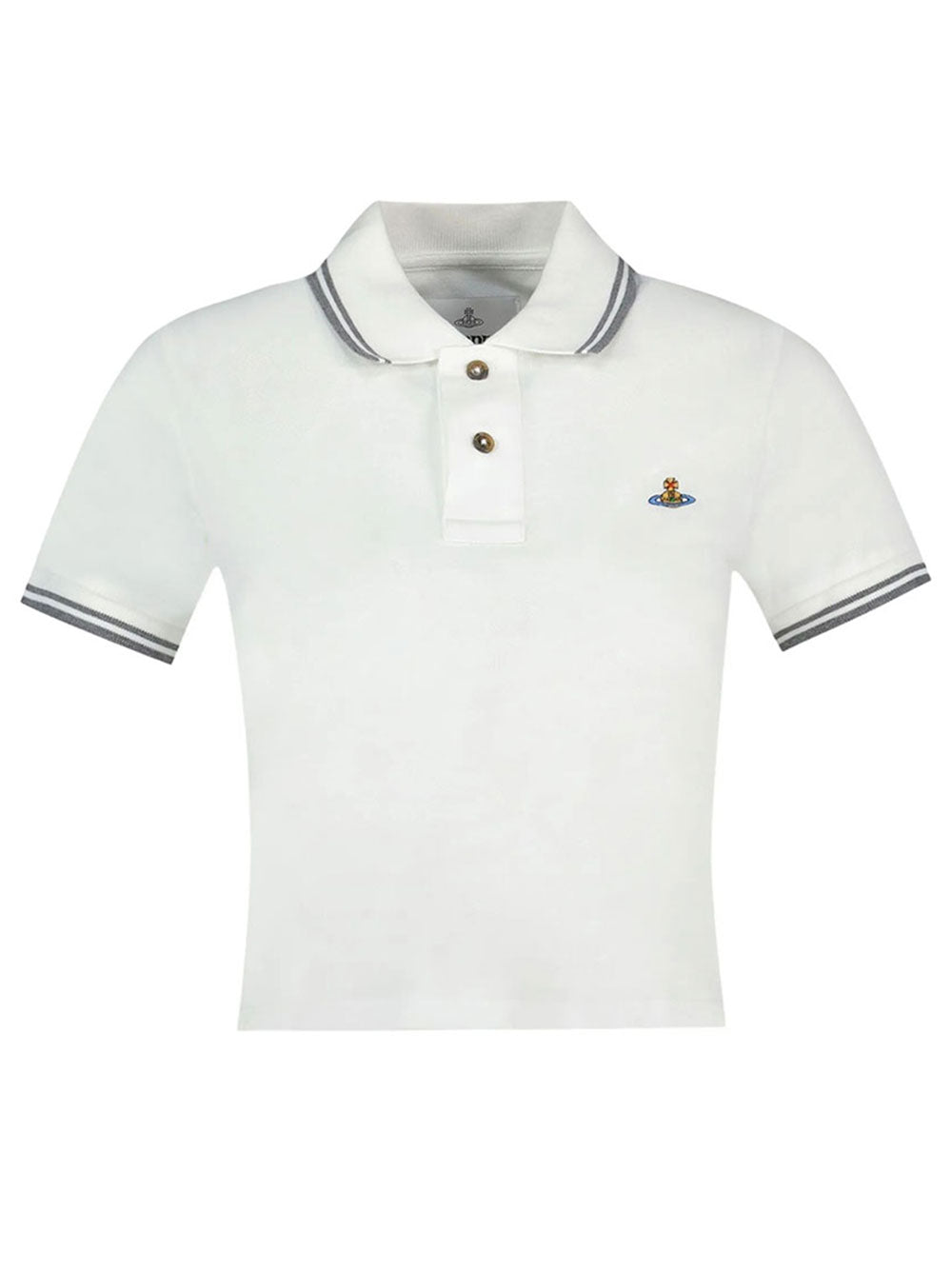 Vivienne Westwood Women Mini Classic Polo Shirt With Orb Embroidery VIVIENNE WESTWOOD