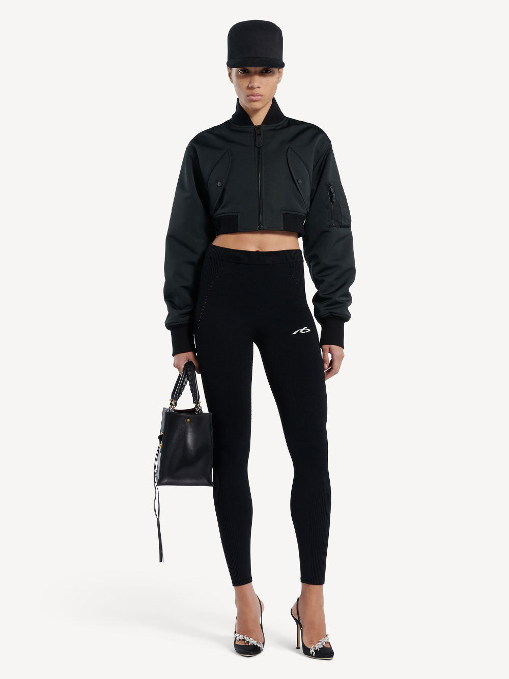 Balenciaga Women Techwear Leggings In Viscose Sporty Knit BALENCIAGA