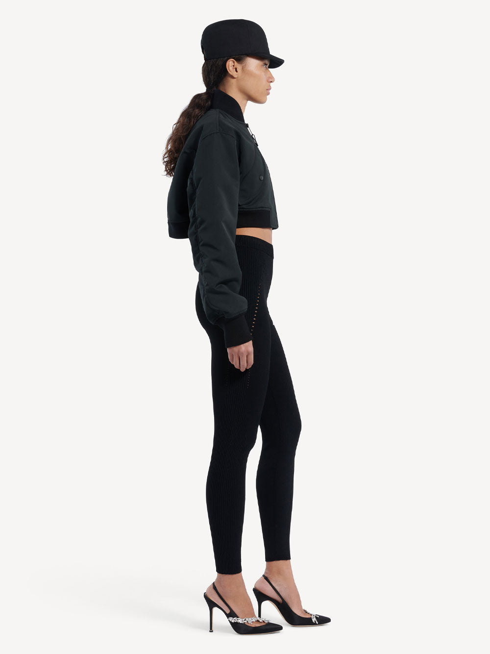 Balenciaga Women Techwear Leggings In Viscose Sporty Knit BALENCIAGA
