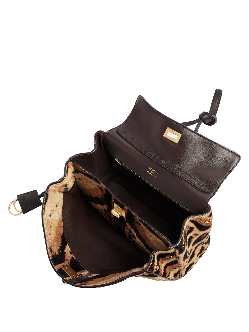 Balenciaga Women Borsa "Rodeo" Piccola In Pelle Effetto Cavallino Stampa Leopardo BALENCIAGA