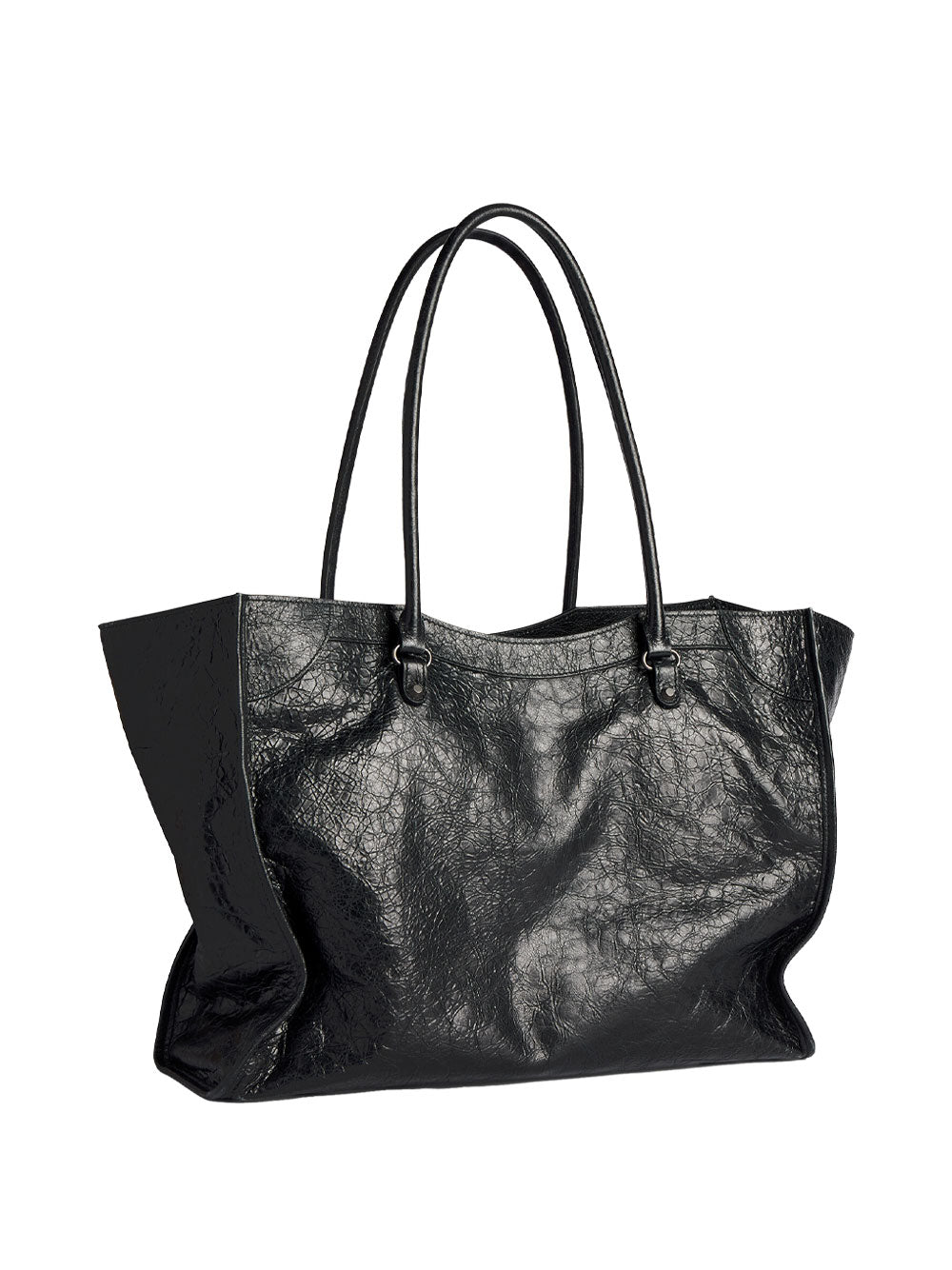 Balenciaga Women Le City Tote Bag Medium In Arena Lambskin BALENCIAGA