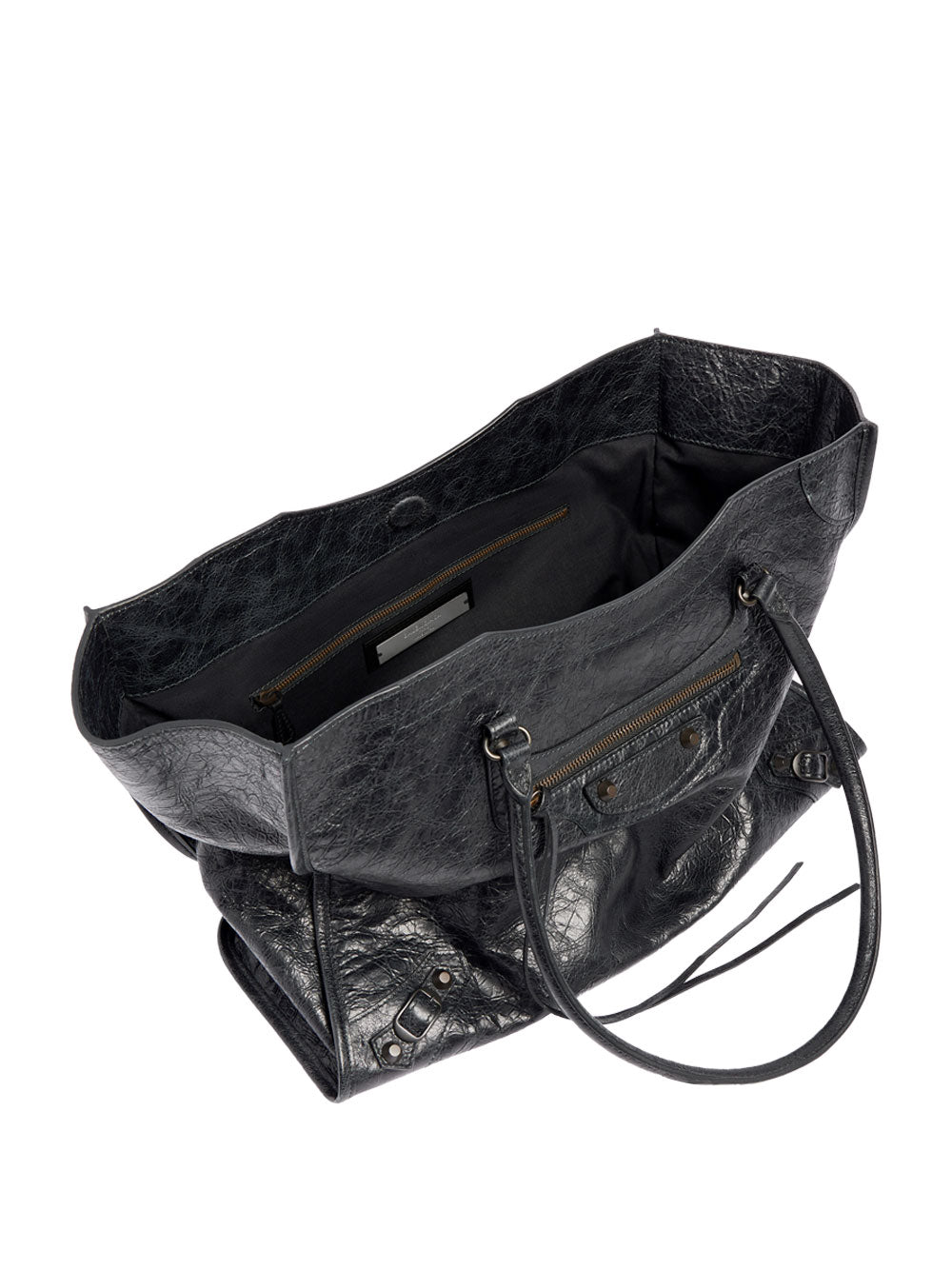 Balenciaga Women Le City Tote Bag Medium In Arena Lambskin BALENCIAGA
