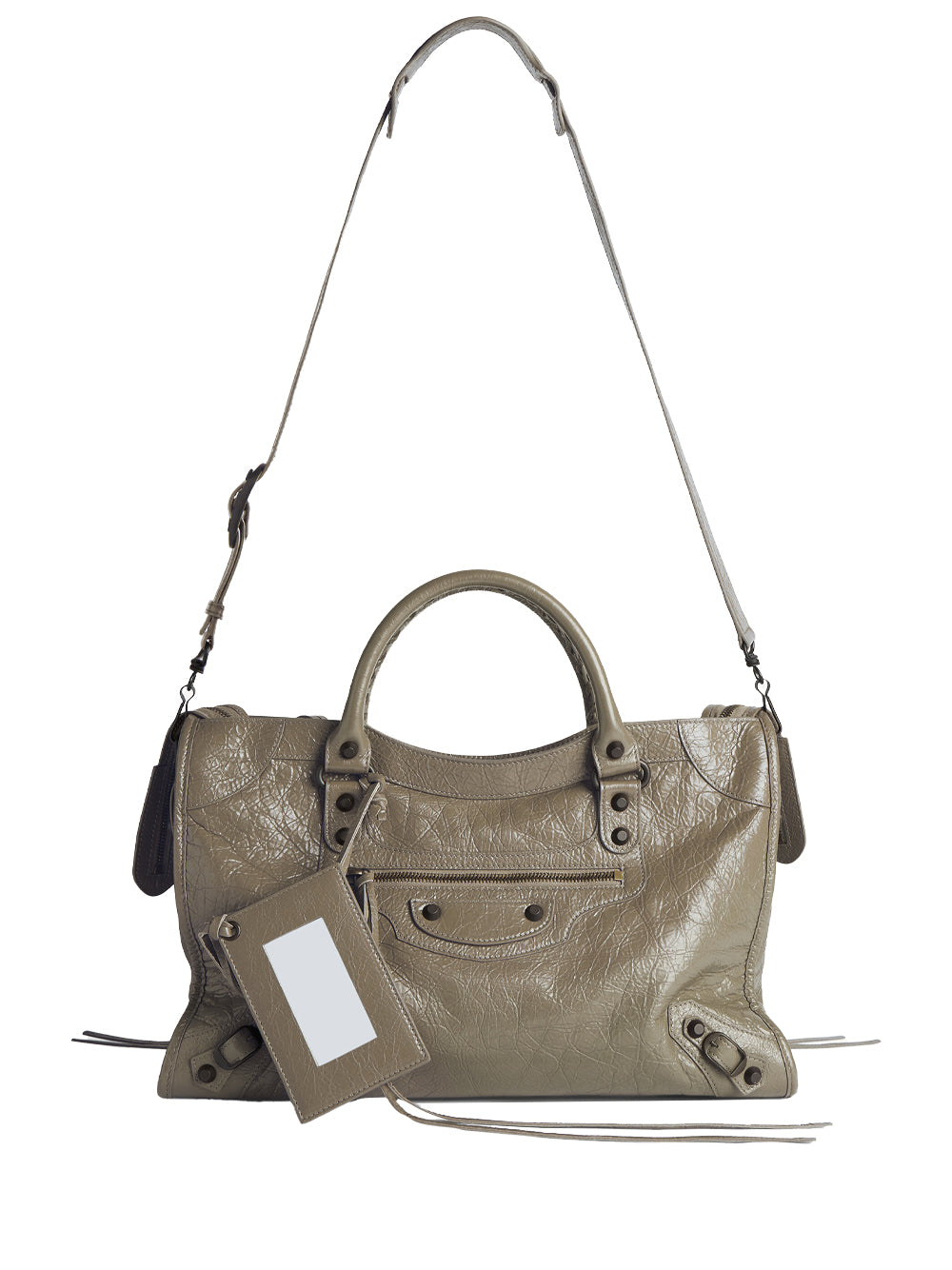 Balenciaga Women Le City Medium Bag In Arena Leather BALENCIAGA