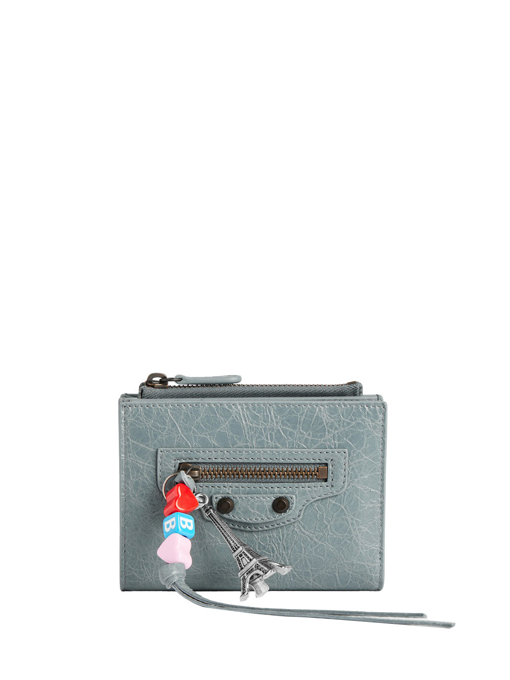 Balenciaga Women Le City Bifold Wallet In Arena Lambskin With Charms BALENCIAGA