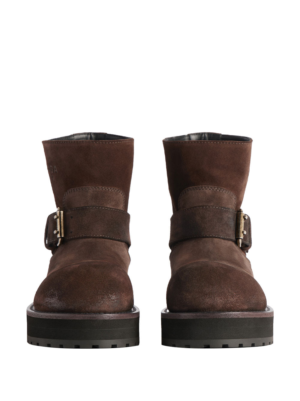 Balenciaga Women Venom Mini Bootie In Waxed Suede Calfskin BALENCIAGA