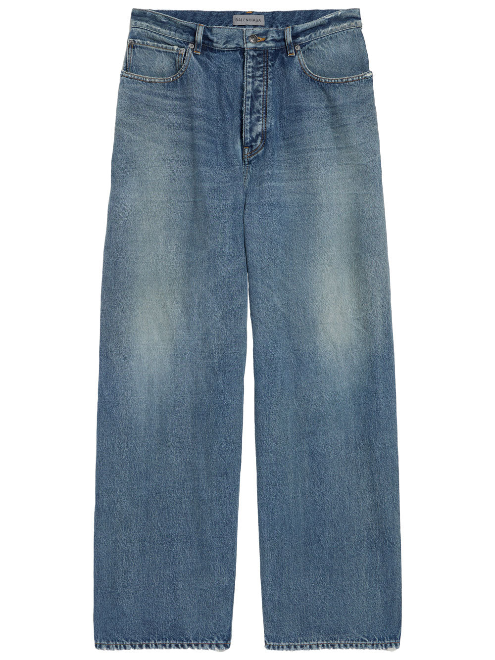 Balenciaga Men Baggy Jeans In Organic Japanese Denim BALENCIAGA