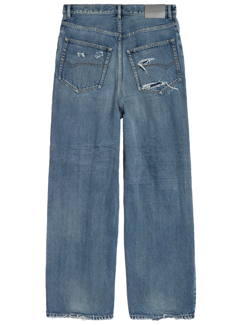 Balenciaga Men Baggy Jeans In Organic Japanese Denim BALENCIAGA