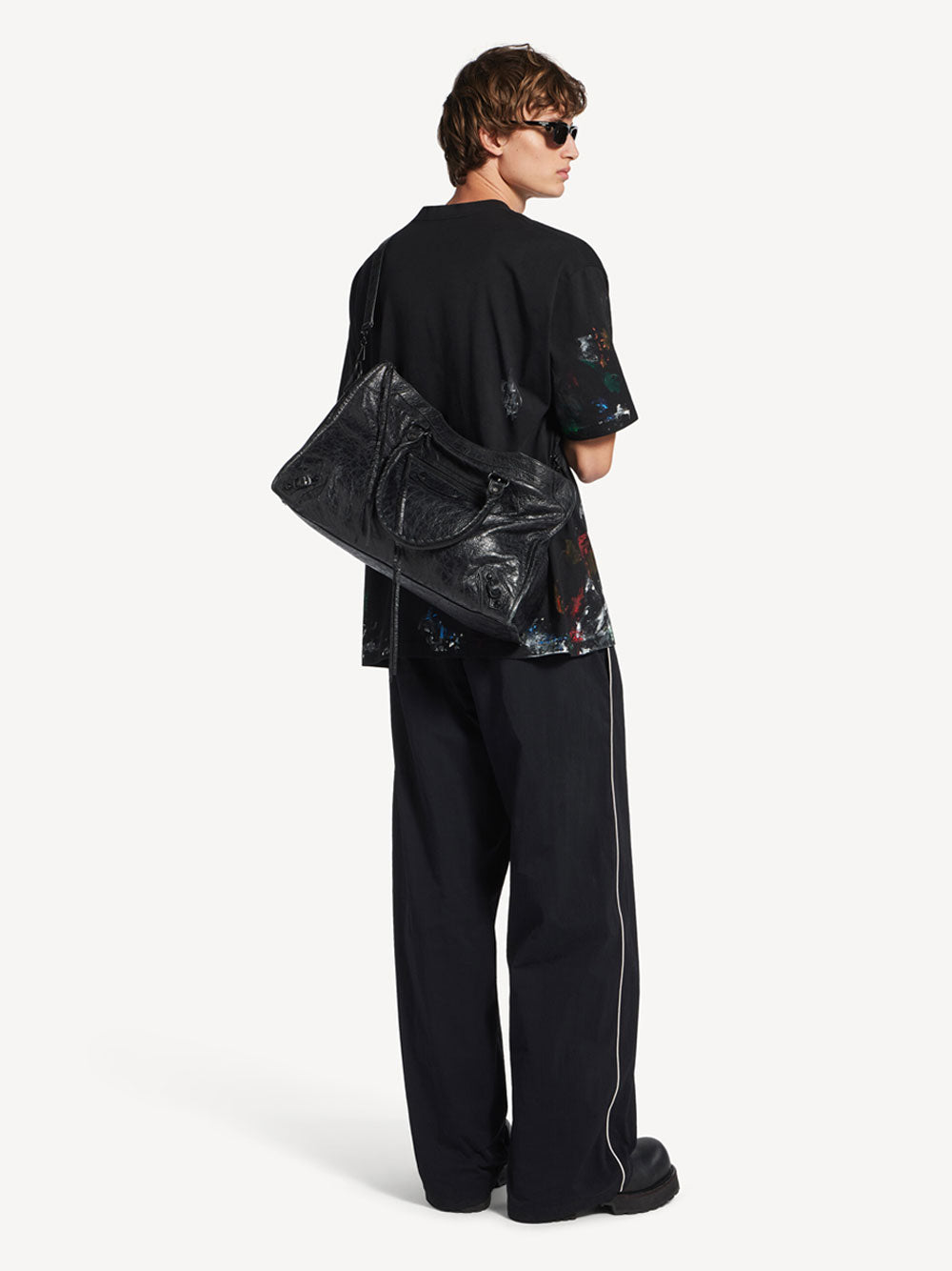 Balenciaga Men Le City Bag Large In Arena Lambskin BALENCIAGA