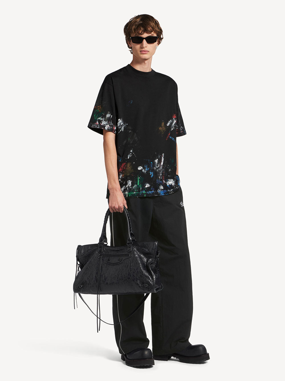 Balenciaga Men Le City Bag Large In Arena Lambskin BALENCIAGA