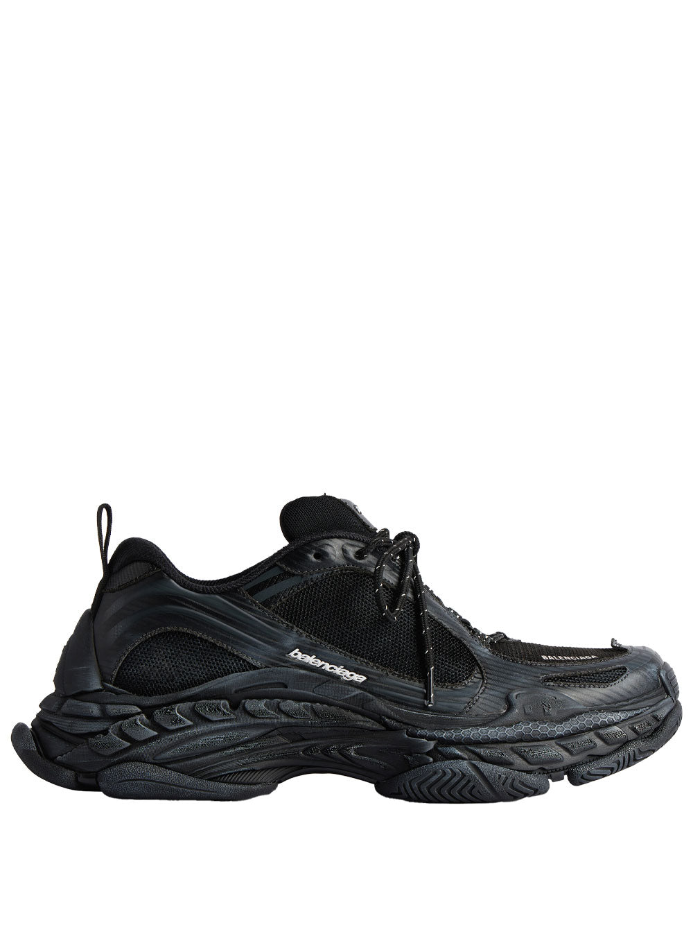 Balenciaga Women Triple S.2 Worn-Out Effect Mesh Sneakers BALENCIAGA