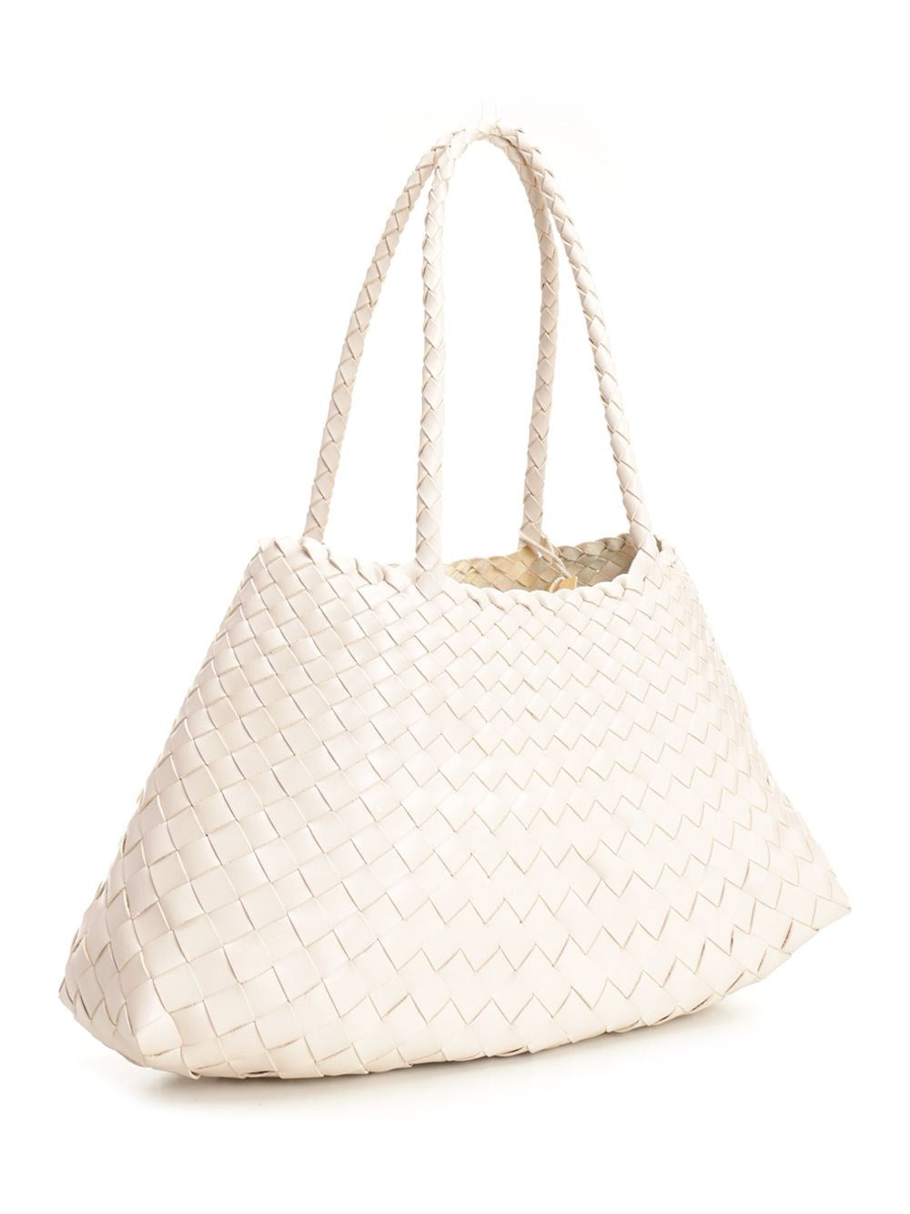 Dragon Diffusion Women Santa Croce Big Woven Leather Tote Bag