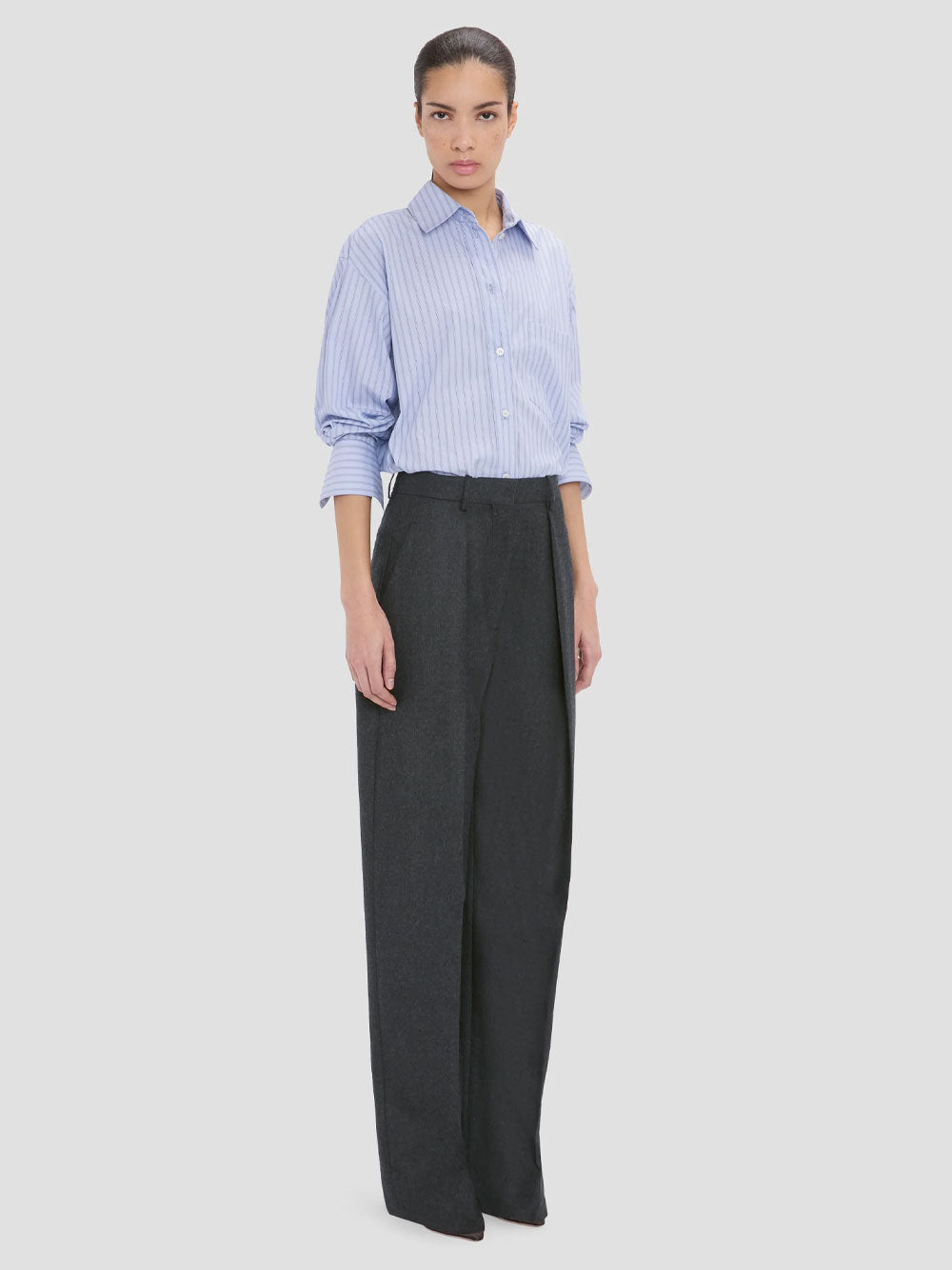 Victoria Beckham Women Ellys Shirt In Striped Cotton VICTORIA BECKHAM