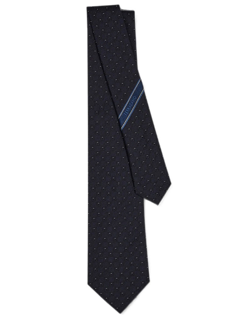 Ferragamo Men Gancini Silk Jacquard Tie FERRAGAMO