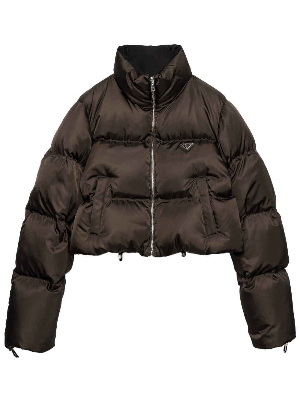 Prada Women Piumino Cropped In Re-Nylon PRADA