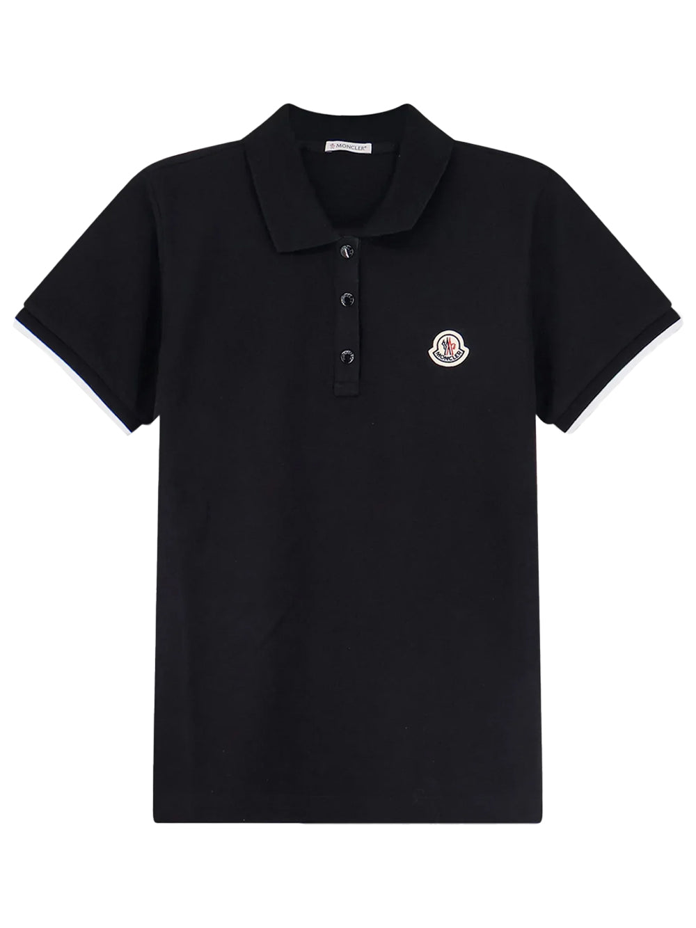 Moncler Women Piqué Polo Shirt With Logo Patch MONCLER