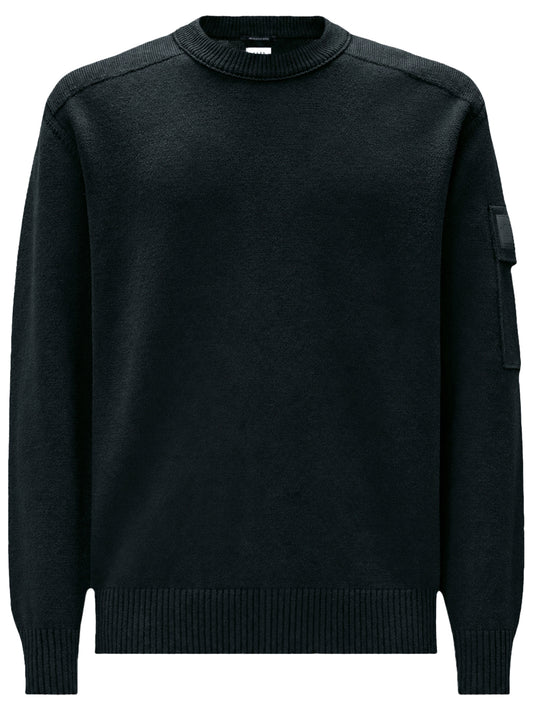 C.P. Company Men Maglione Girocollo "Metropolis Series" In Lana Extrafine