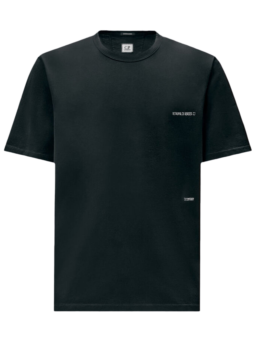 C.P. Company Men T-Shirt "Metropolis Series" In Jersey Con Stampa Sul Retro C.P. COMPANY