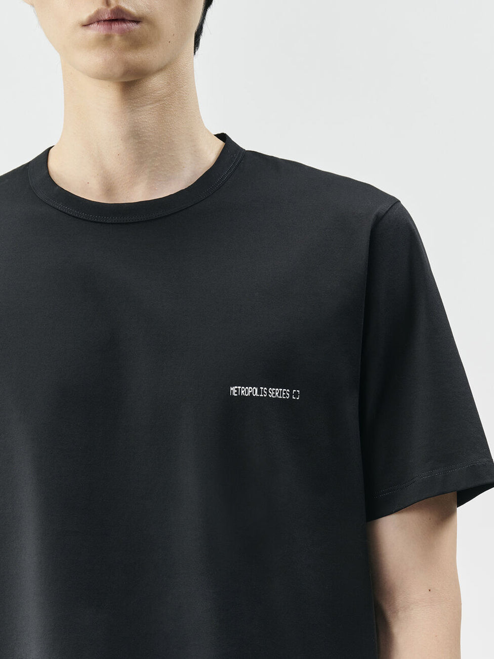 C.P. Company Men T-Shirt "Metropolis Series" In Jersey Con Stampa Sul Retro C.P. COMPANY
