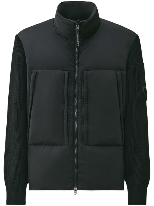 C.P. Company Men Maglia Con Zip In Misto Lana Merino Extrafine