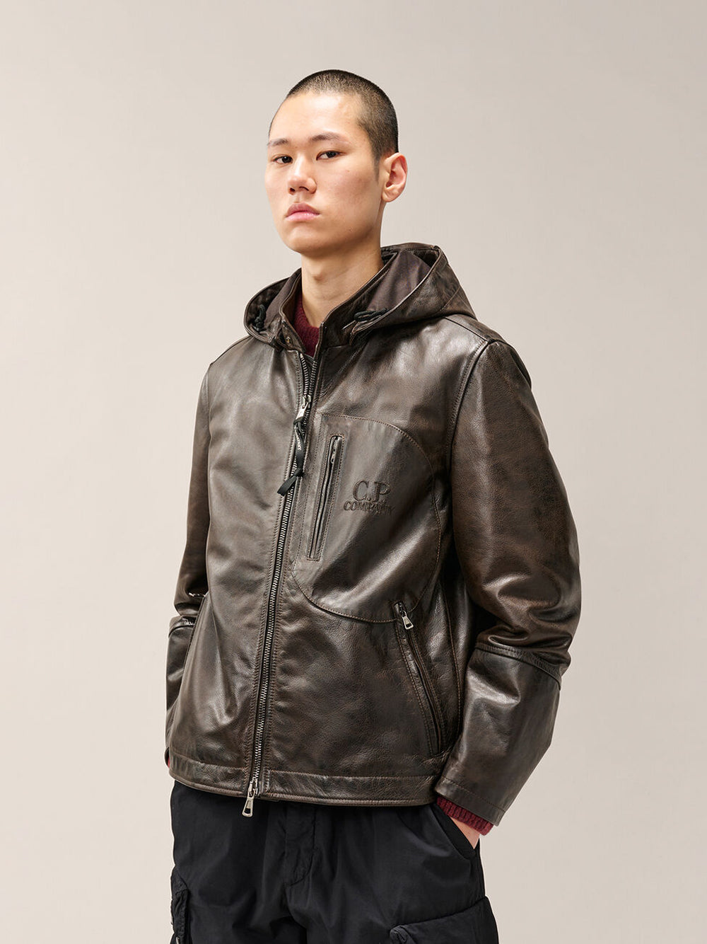 Giacca "Goggle" In Pelle Women C.P. COMPANY