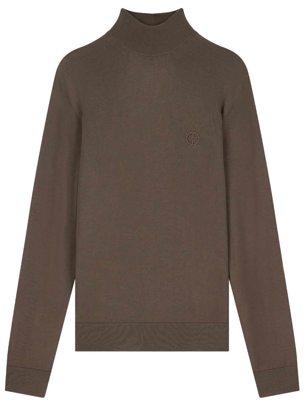 Giorgio Armani Men Slim-Fit Sweater In Plain Knit Virgin Wool GIORGIO ARMANI