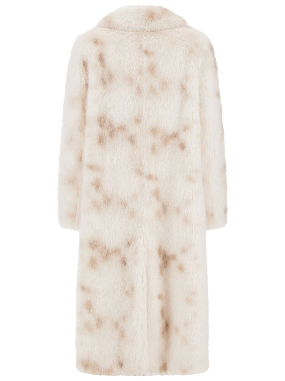 Herno Women Cappotto Tocco Pelliccia Effetto Lince