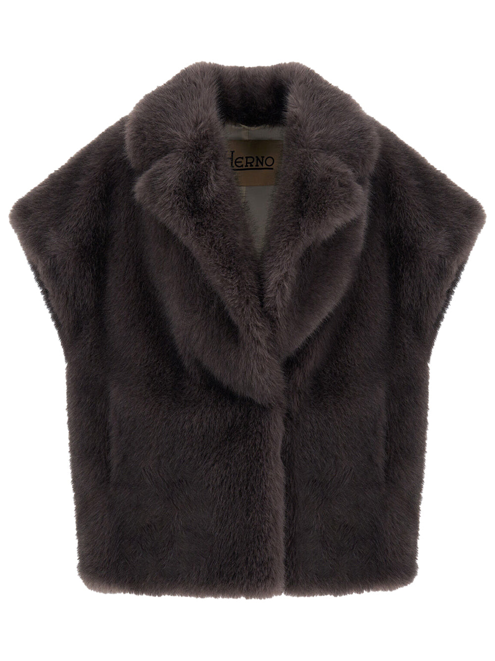 Herno Women Smanicato Tocco Pelliccia A Pelo Lungo HERNO